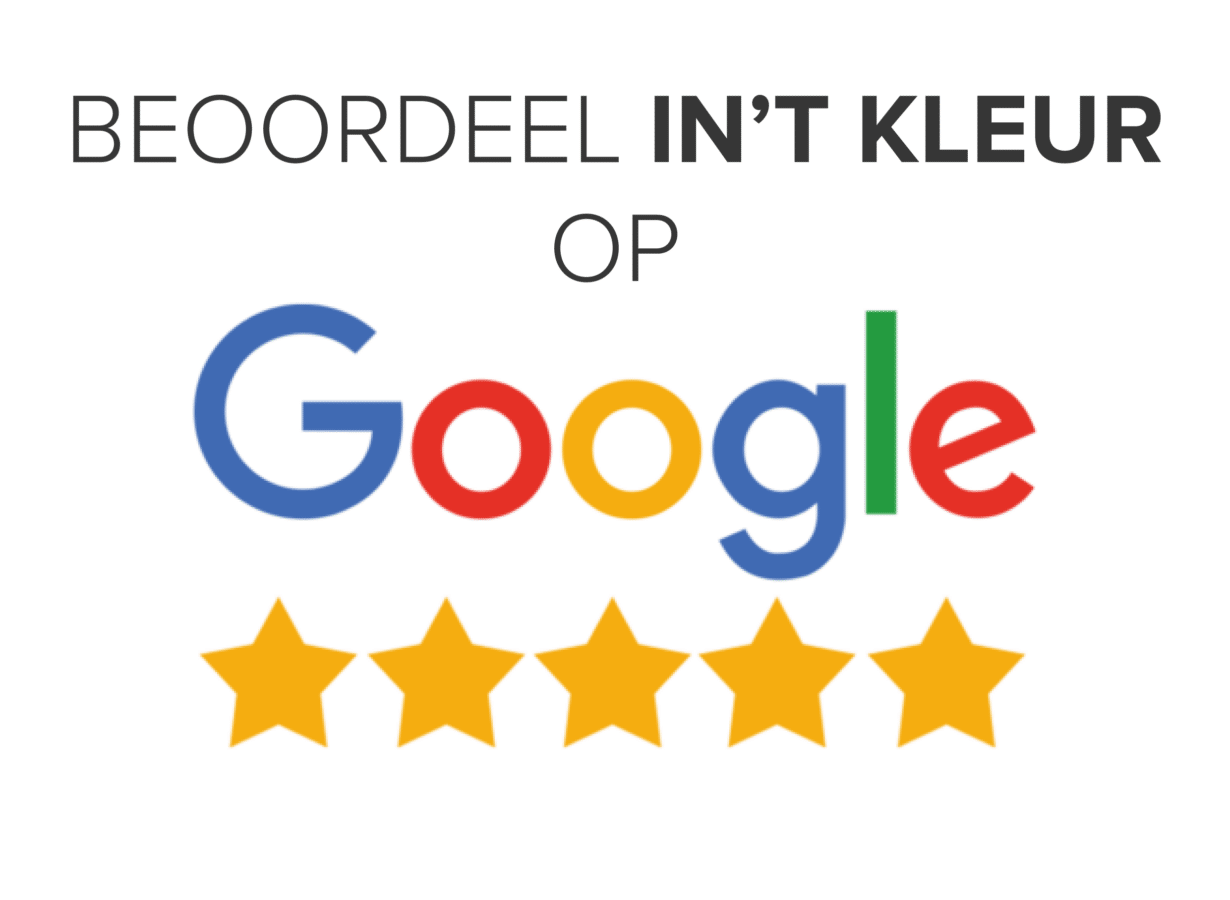 Icoon: Beoordeel in't kleur op Google
