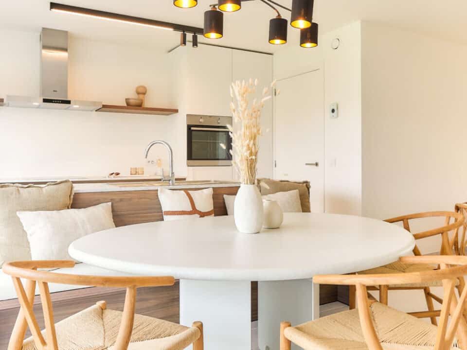 Kijkwoning in Melsele voor projectontwikkelaar Danneels - schilderwerken project door In't Kleur