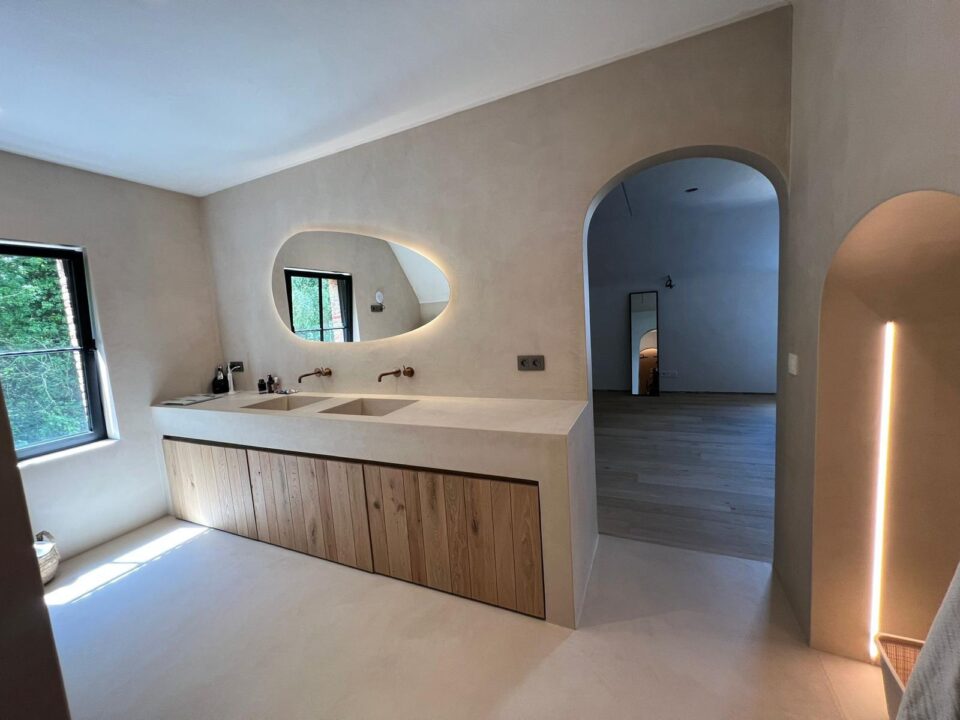 Mortex badkamer in Ruiselede